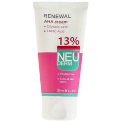 تصویر نئودرم-کرم لایه بردار تیوپی AHA13% Neuderm Renewal AHA Cream 50ml