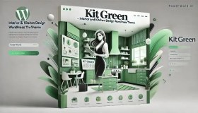 تصویر قالب KitGreen طراحی داخلی و آشپزخانه برای وردپرس 