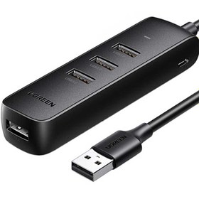 تصویر هاب 4 پورت USB 3.0 یوگرین مدل CM416 ا Hub UGREEN USB 3.0 CM416 80657 1m Hub UGREEN USB 3.0 CM416 80657 1m