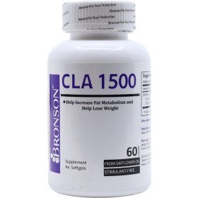 تصویر سافت ژل سی ال ای 1500 برونسون 60 عدد Bronson CLA 1500 60 Softgels