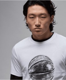 تصویر تیشرت مردانه سفید نایکی | FZ1993-100 