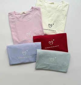 تصویر تیشرت کراپ قلبی 