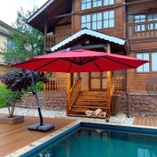 تصویر چتر و سایبان پایه کنار قطر 4 