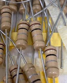 تصویر مقاومت کربنی 0.5 (1.2) وات - 10 اهم RESISTOR 0.5 W