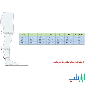 تصویر جوراب آنتی آمبولی بالای زانو وریمد ترکیه 