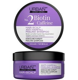 تصویر اسکراب کف سر اوربان URBAN مدل Urban Hair+Scalp Sea Salt Peeling Pre Shampoo حجم 200 میل Urban Care Scalp Scrub containing biotin and caffeine to prevent hair loss, weight 200 grams