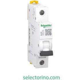 تصویر مینیاتوری تک فاز 20 آمپر تیپ B 1P-20 مدل A9K23120 اشنایدر Schneider Electric 