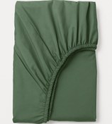 تصویر ملحفه کشدار تشک خوشخواب دو نفره سبز زیتونی تیره 