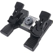 تصویر شبیه ساز پرواز پدال پایی Rudder Pedals Professional Simulation Rudder Pedals with Toe Brake