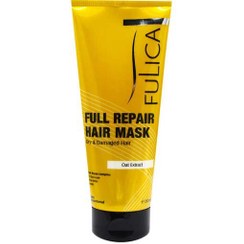 تصویر ماسک مو حاوی عصاره جو دوسر مناسب موهای خشک و آسیب دیده 200میل فولیکا Fulica Full Repair Hair Mask 200ml