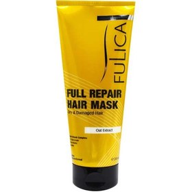 تصویر ماسک مو حاوی عصاره جو دوسر مناسب موهای خشک و آسیب دیده 200میل فولیکا Fulica Full Repair Hair Mask 200ml