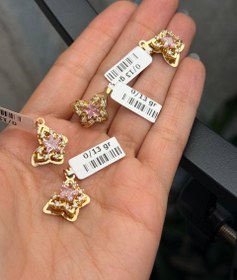 تصویر آویز پروانه نگین دار 