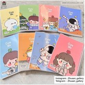 تصویر دفتر ۱۰۰ برگ مجلد سیمی پیتیکو دفتر خط دار فانتزی