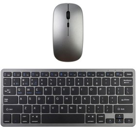 تصویر ست کیبورد و موس بی سیم کوتتسی Coteetci wireless keyboard and mouse set 84006 