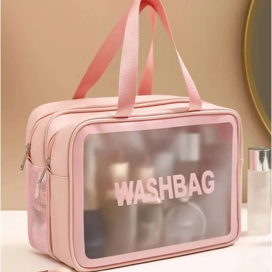 Toiletry Bag for Women, Hanging Travel Makeup Bag, Large Waterproof  Cosmetic Toiletries Bags Travel Organizer Full Sized Container with Elastic  Band