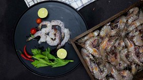 تصویر شاه میگو ببری 