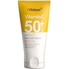 تصویر کرم ضد آفتاب ویتالیر بژ کاراملی SPF 50 حاوی ویتامین C ظرفیت 40 میلی لیتر کرم ضد آفتاب ویتالیر بژ کاراملی SPF 50 حاوی ویتامین C ظرفیت 40 میلی لیتر