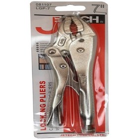 تصویر انبر قفلی جتک مدل Lgp-7 سایز 7 اینچ Jetech Lgp-7 Locking Pliers 7 Inches