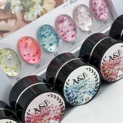 تصویر لاک ژل فلاورژل کد ۴ ای اند ای A&E 