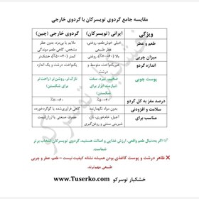 تصویر گردو کاغذی تویسرکان 1 کیلوگرم 