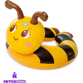 تصویر حلقه شنا بادی کودک اینتکس مدل زنبور عسل intex 59220 Bumble Bee