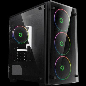 تصویر کیس کامپیوتر گیم مکس مدل MINI STRATOS H609 GAMEMAX MINI STRATOS H609 Mid Tower Case