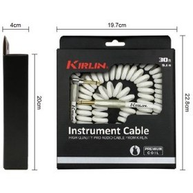 تصویر کابل و سرجک Kirlin Cable IPK-222PFGL 9.1M/WHE 