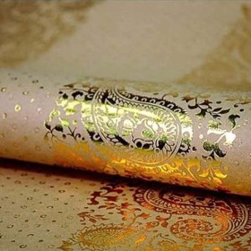 تصویر کاغذ کادو کرافت طلاکوب 