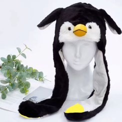 تصویر کلاه ایفای نقش پمپی طرح پنگوئن 