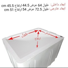 تصویر یخدان یونولیتی سایز N10 گنجایش 130 لیتری 