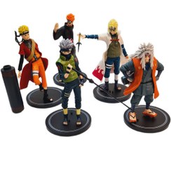 تصویر فیگور انیمه ناروتو سایز ۱۷ سانتی‌متر بسته ۶ عددی 