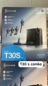 تصویر جارورباتیک Ecovacs مدل t30 s combo. با دوسال تامین قطعات و ارسال رایگان تضمین اصالت کالا ، قبل از خرید موجودی بگیرید