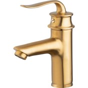 تصویر شیر روشویی پروشات البرز روز - طلایی 