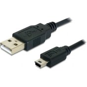 تصویر کابل MINI USB به USB دی تک 1.5 متری 5pin usb cable dtech 1.5m