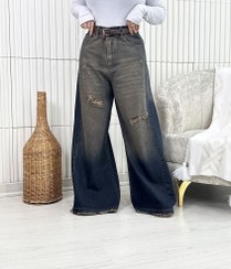 تصویر شلوار جین شافل زینا زاپ دار (02010383) 