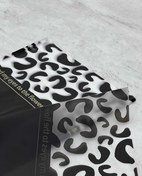 تصویر کاغذ ضدآب گل آرایی بسته ۲۰ برگی طرح دار مشکی مدل bb-06 