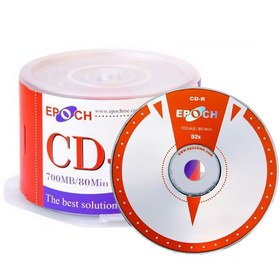 تصویر سی دی خام ایپاک 52x بسته 50 عددی ا Epoch CD-R Pack of 50 Epoch CD-R Pack of 50