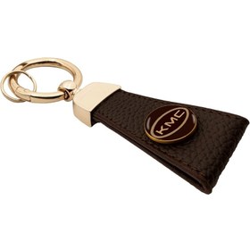 تصویر جاسوئیچی چرم گرد KMC 