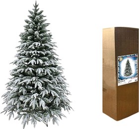 تصویر درخت کریسمس مدل نوئل برف سنگین سایز 120 تا 210 سانتی متر 