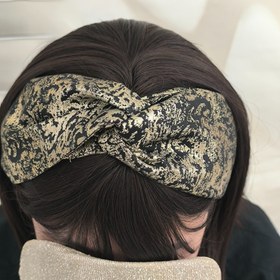 تصویر هد بند گره ای زری 