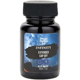 تصویر جوهر خودنویس پرایوت ریزرو آبی تیره اینفینیتی PRIVATE RESERVE INK Infinity blue black (with ECO formula) extended cap off 30ml 