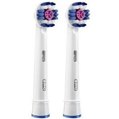 تصویر سری یدک مسواک برقی اورال بی مدل 3D WHITE بسته 2 عددی Oral-B 3D WHITE Toothbrush Head 2pcs