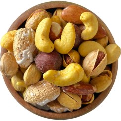 تصویر آ جیل چهار مغز (بادام محب خارجی،مغزبادام،پسته ،بادام هندی،فندق،) 