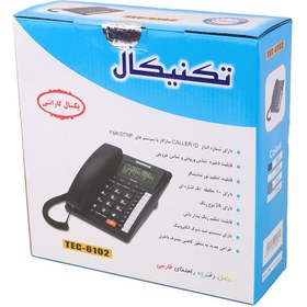 تصویر گوشی تلفن تکنیکال مدل TEC-6102 ا Technical TEC-6102 Phone Technical TEC-6102 Phone