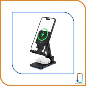 تصویر شارژر مغناطیسی ۴ در ۱ Green Lion 4 in 1 magnetic charger 