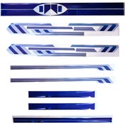 تصویر برچسب طرح پادرا پلاس نیسان مناسب وانت 