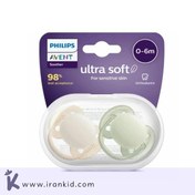 تصویر پستانک دو عددی اونت الترا سافت 6-0 ماه کد scf091/32 