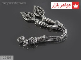 تصویر کرکوش نقره طرح گلبرگ کد 129405 