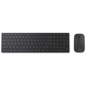 تصویر صفحه کلید و ماوس بی سیم مایکروسافت مدل Designer Bluetooth Desktop با حروف عربی Microsoft Designer Bluetooth Desktop Keyboard and Mouse With Arabic Letters