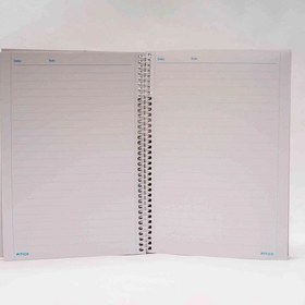 تصویر دفتر خط دار سیمی سری BTS طرح کویا BTS NoteBook KOYA پیتیکو 